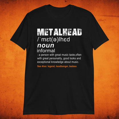 Funny Metalhead Definition T-Shirt