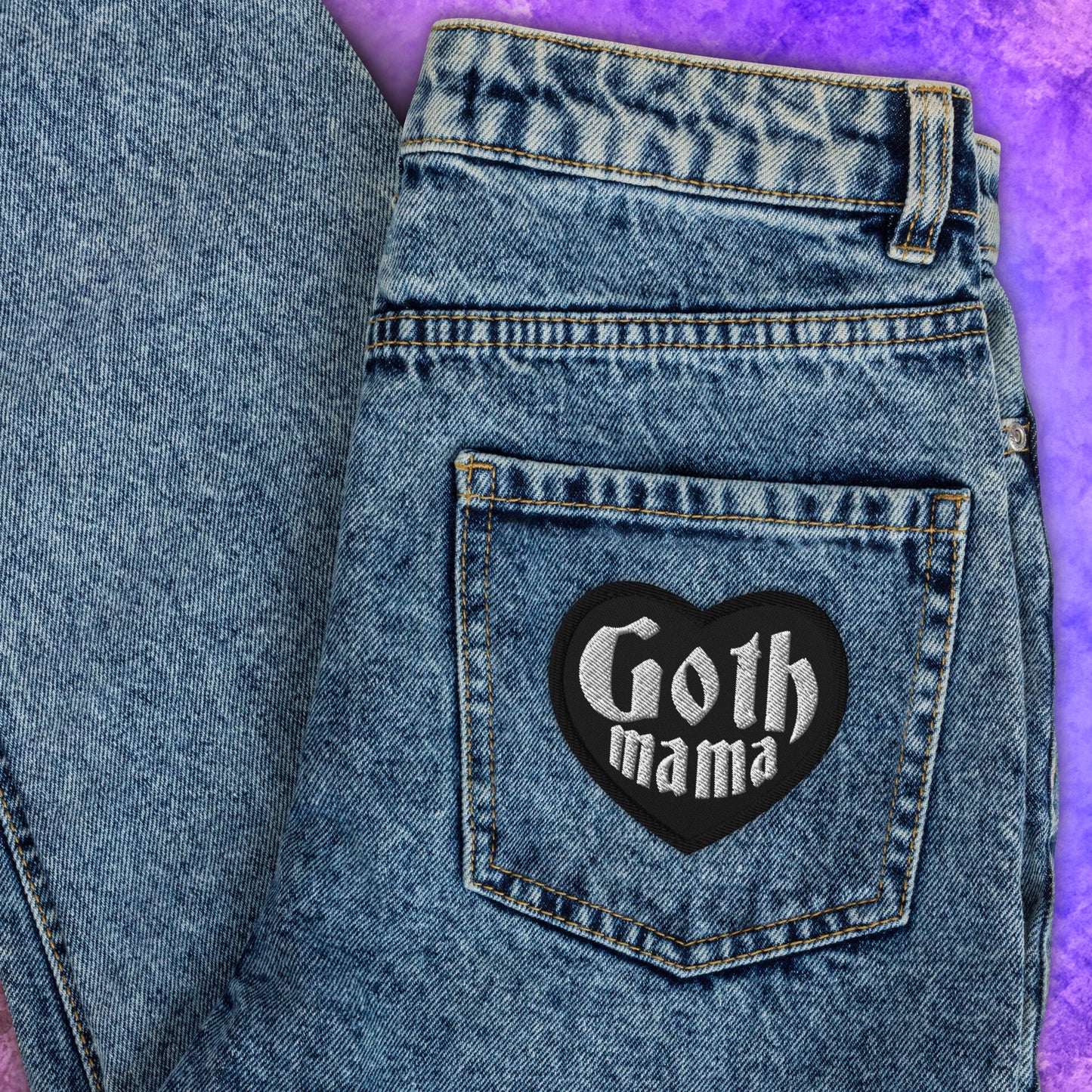 Goth Mama Heart Patch