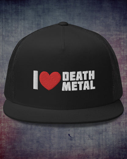 I Love Death Metal Trucker Hat