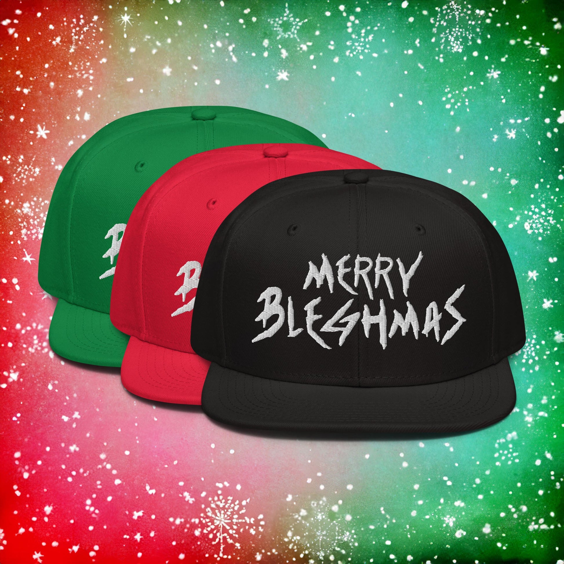 Merry Bleghmas Snapback Hat