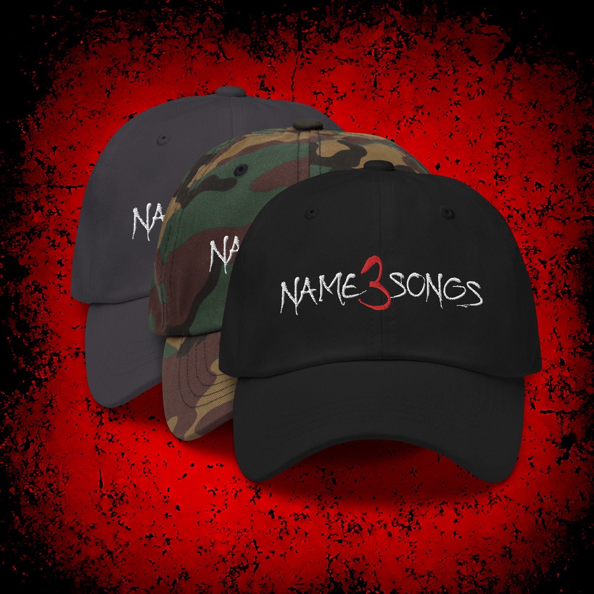 Name 3 Songs Classic Dad Hat