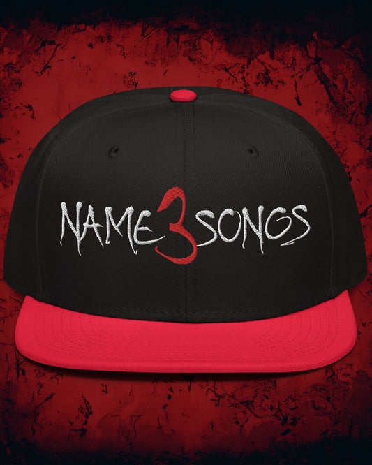 Name 3 Songs Snapback Hat