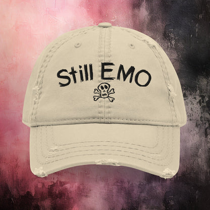 Still Emo Distressed Dad Hat